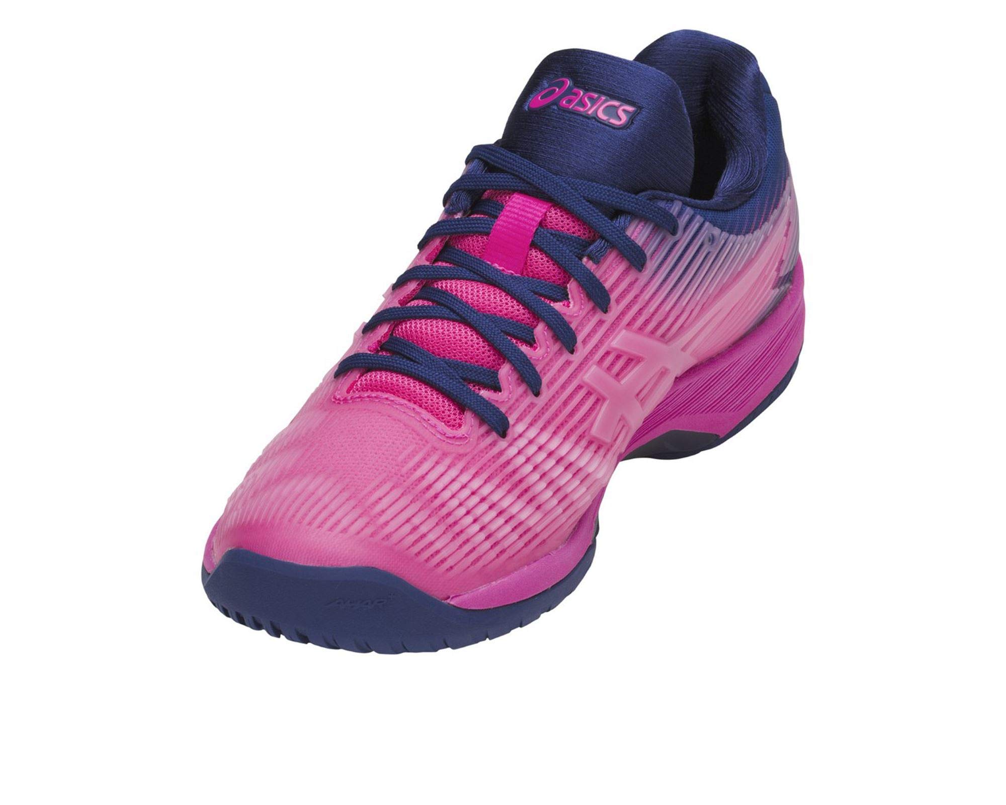 ASICS Women's Solution Speed FF Tennis Shoes - Lightweight Pink GLO/White Court Sneakers Size 5.5 B(M) US | Perfect for Competitive Matches & Training Sessions
