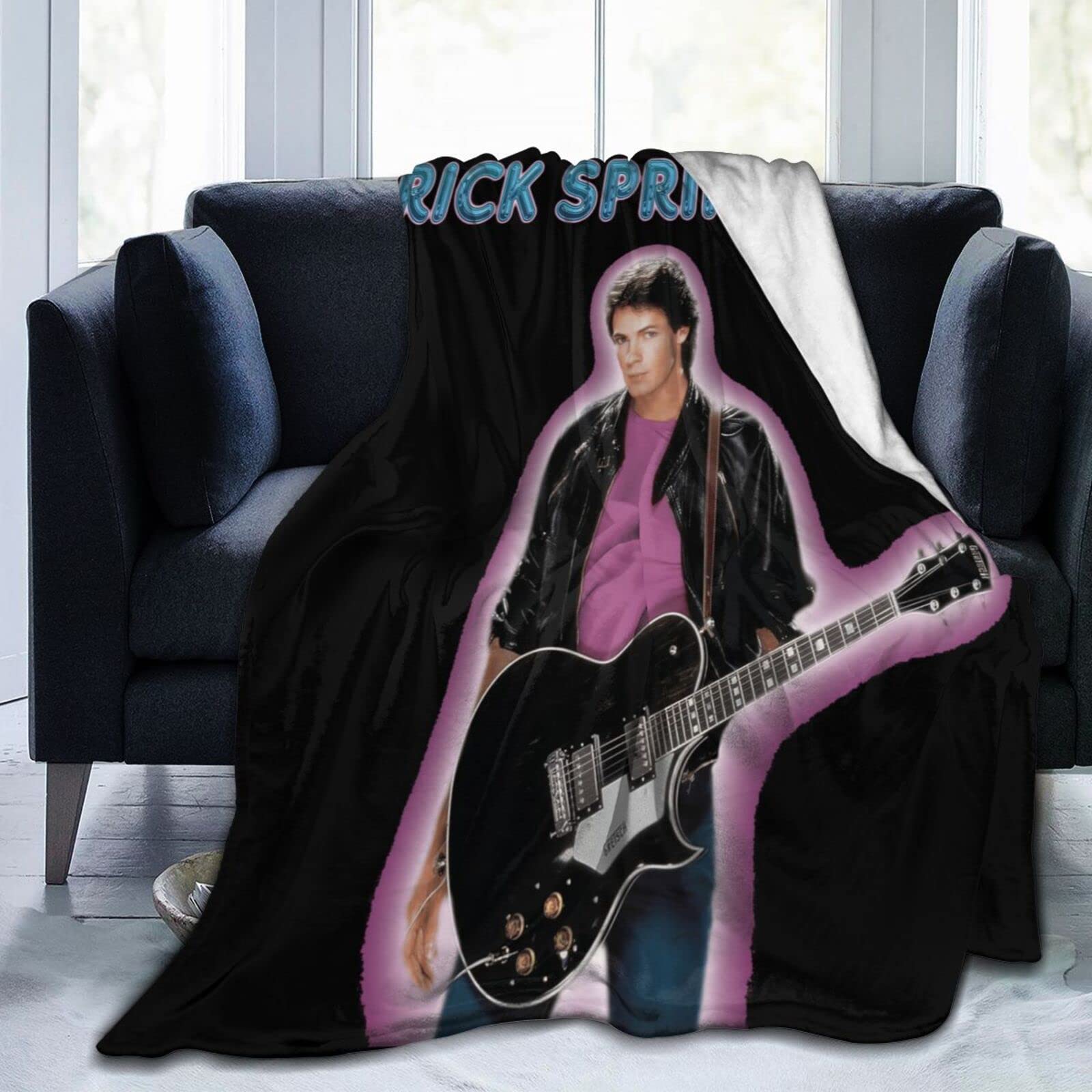 Katiadden Luxury Soft Fleece Throw Blanket 60''x50'' - Cozy Warm Weighted Blanket for Couch, Bed & Air Conditioning - Perfect for Winter, Netflix Nights & Home Decor (Black)
