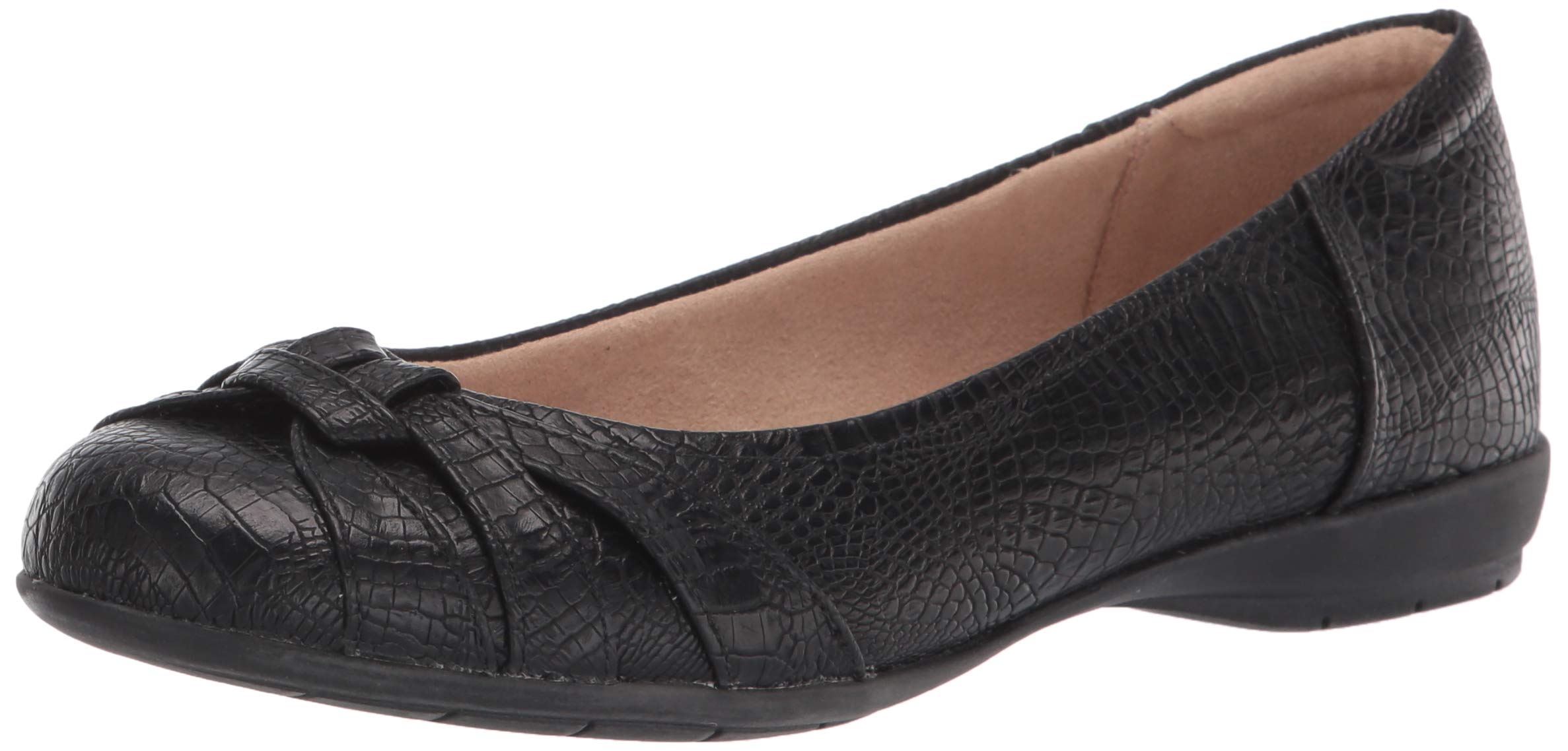 SOUL Naturalizer Women's Comfortable Ballet Flats - Soft Leather Slip-On Shoes for Work, Travel & Everyday Wear
