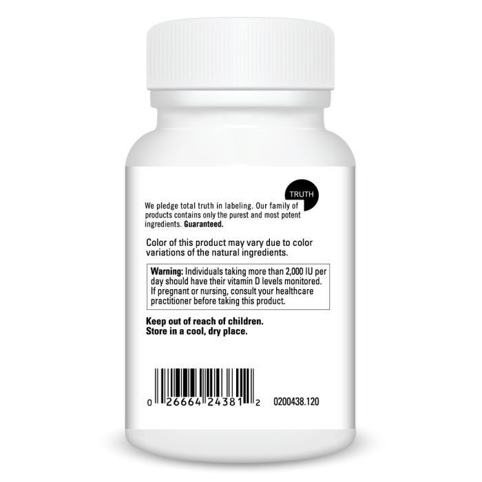 Davinci Labs Vitamin D3 5000 IU (120 Softgels) - Supports Immune System & Bone Health - Ideal for Adults with Vitamin D Deficiency or Limited Sun Exposure