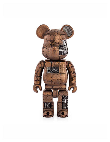BEARBRICK X ROYAL SELANGOR STEAMPUNK Collectible Figure - Limited Edition Designer Toy for Display & Collection - Perfect for Home Decor, Office Display, and Gift Giving