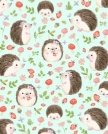 Cute Flower Hedgehog