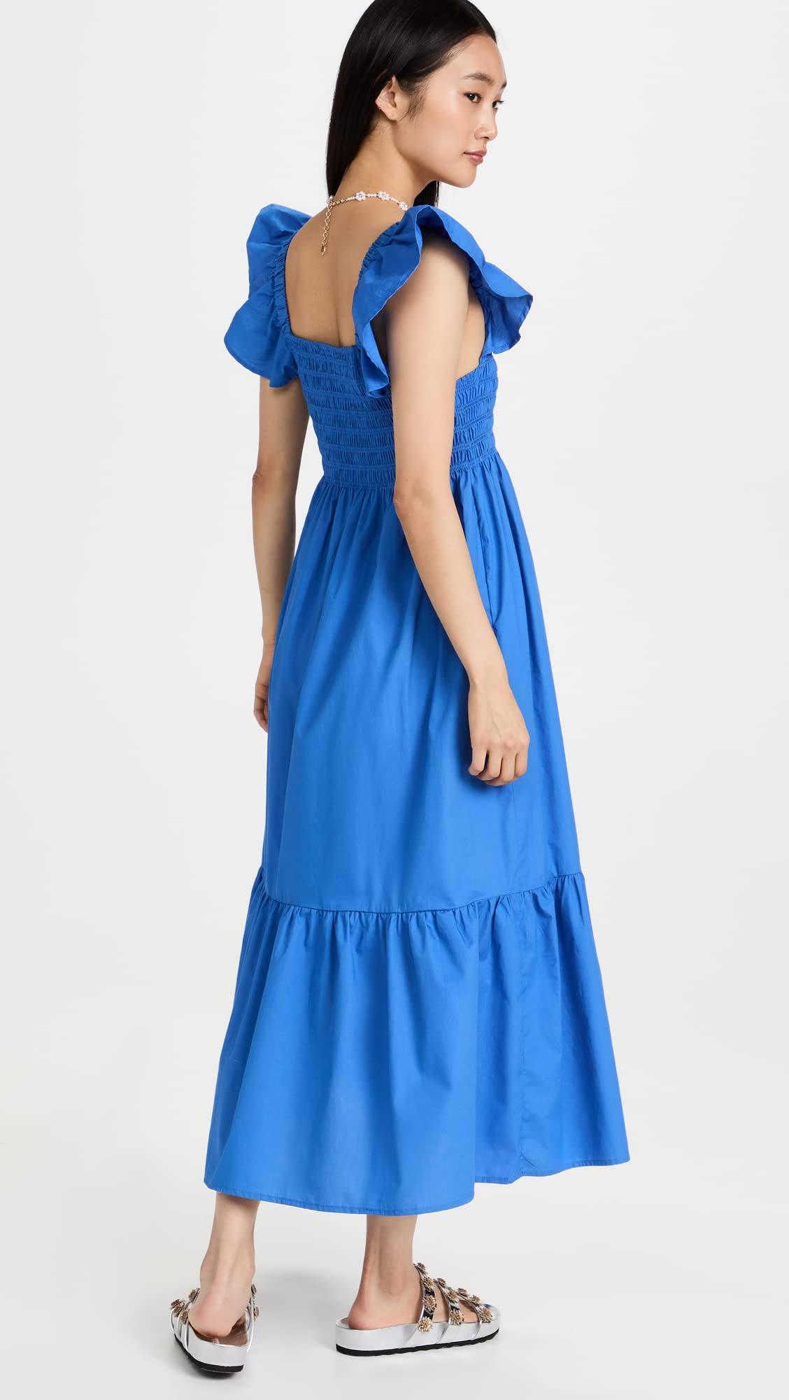 Women's Tuscany Dress - Flowy Summer Maxi Dress with Pockets | Perfect for Beach Vacations, Date Nights & Casual Outings