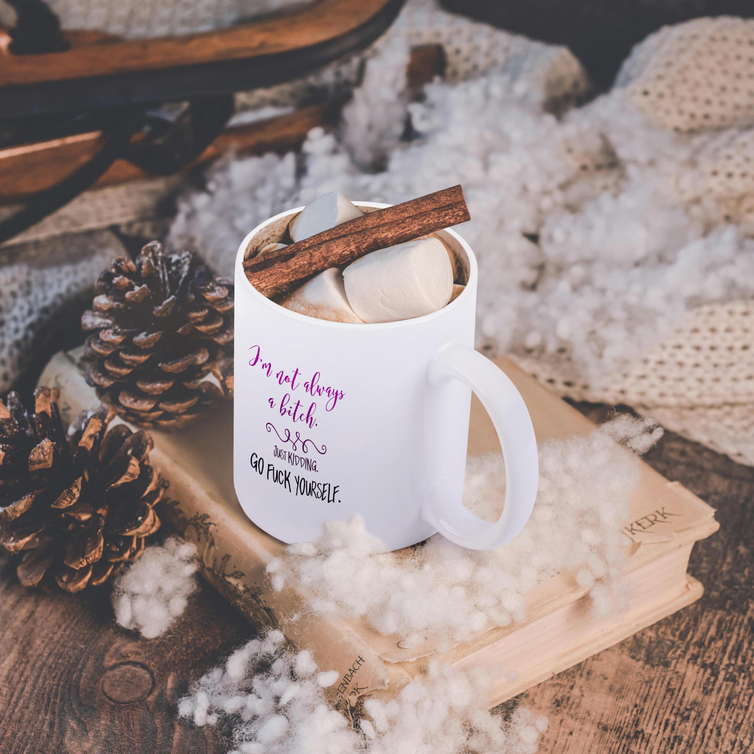 3D Rose Funny Ceramic Coffee Mug - 15 oz Insulated Cup for Hot & Cold Drinks - Perfect for Office, Home, or Gift Giving