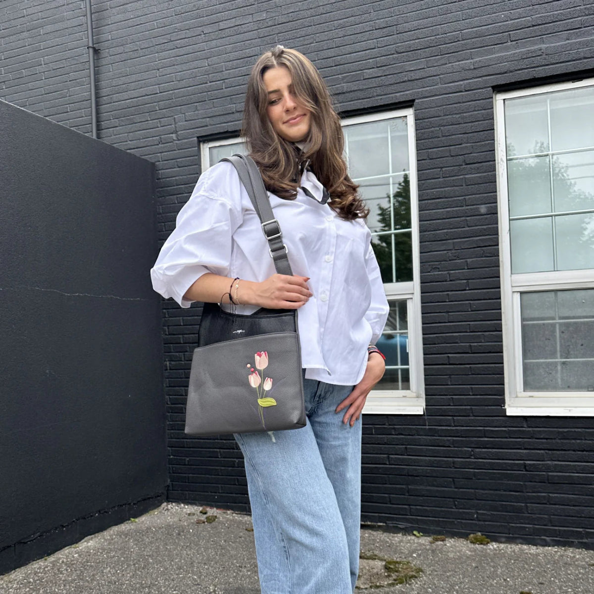 Espe Tulip Messenger Bag - Stylish Crossbody Purse for Women - Perfect for Work, Travel & Everyday Use