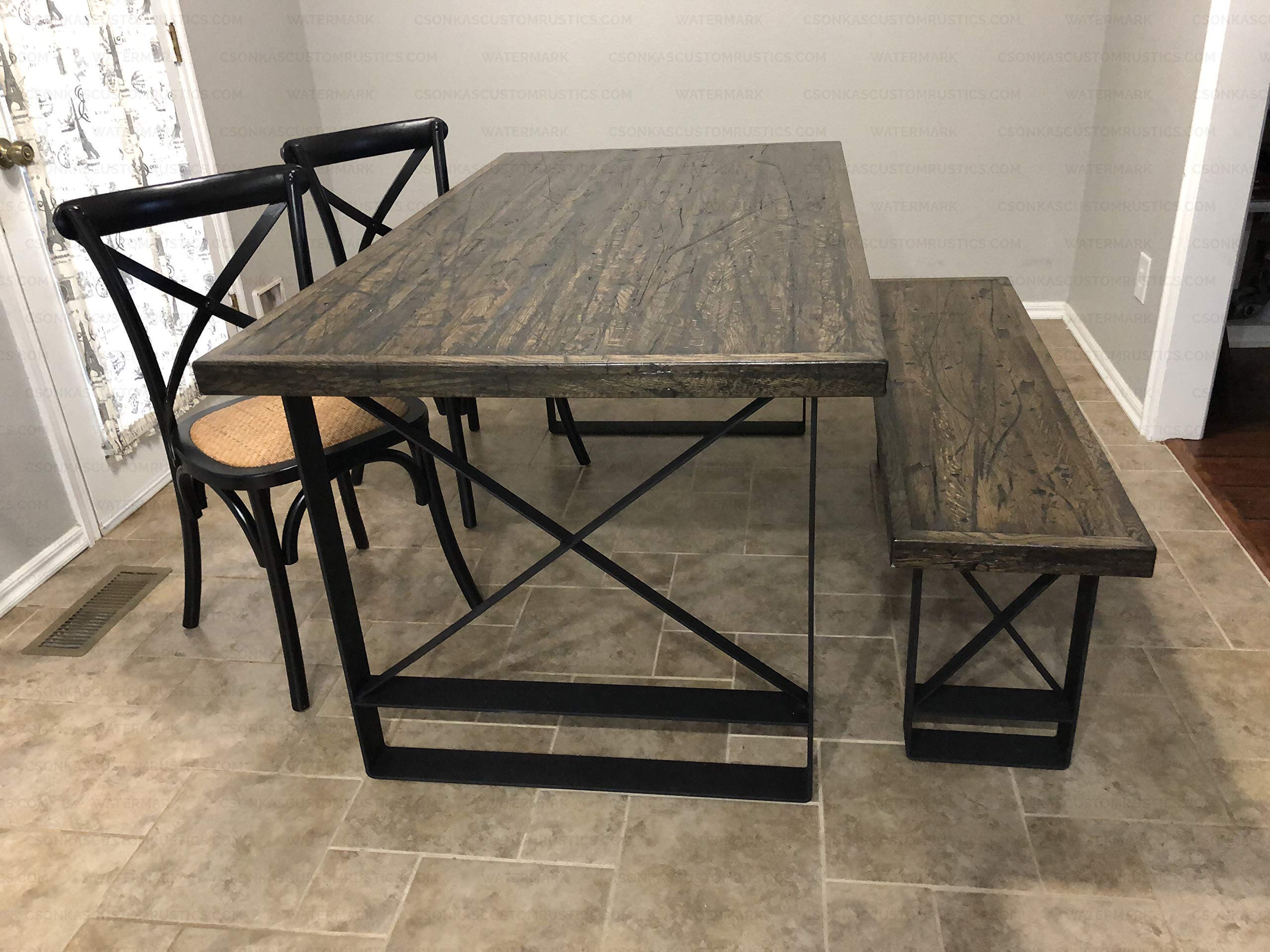 Square Metal Table Legs 3