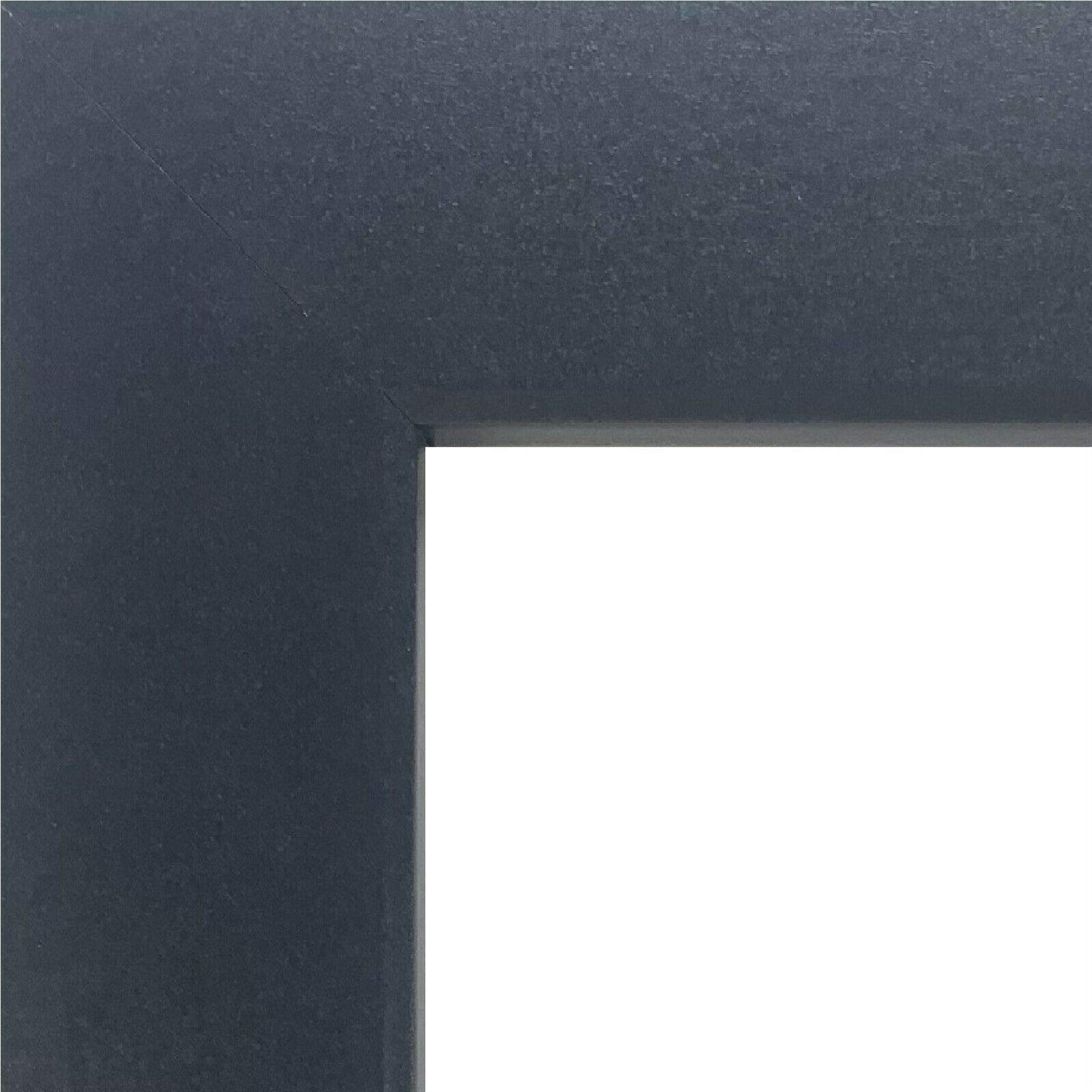 24x36 Inch Black Solid Wood Picture Frame Set of 4 - 1.25 Inch Wrapped Finish for Posters, Photos & Wall Art | Perfect for Home Decor, Office Display & Gift Giving