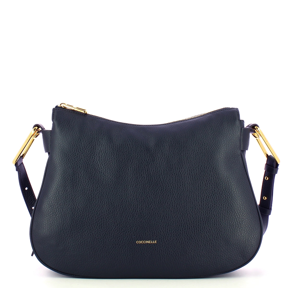 Coccinelle Magie Soft Medium Shoulder Bag in Midnight Blue | PQR130101 | Perfect for Work, Travel & Everyday Use