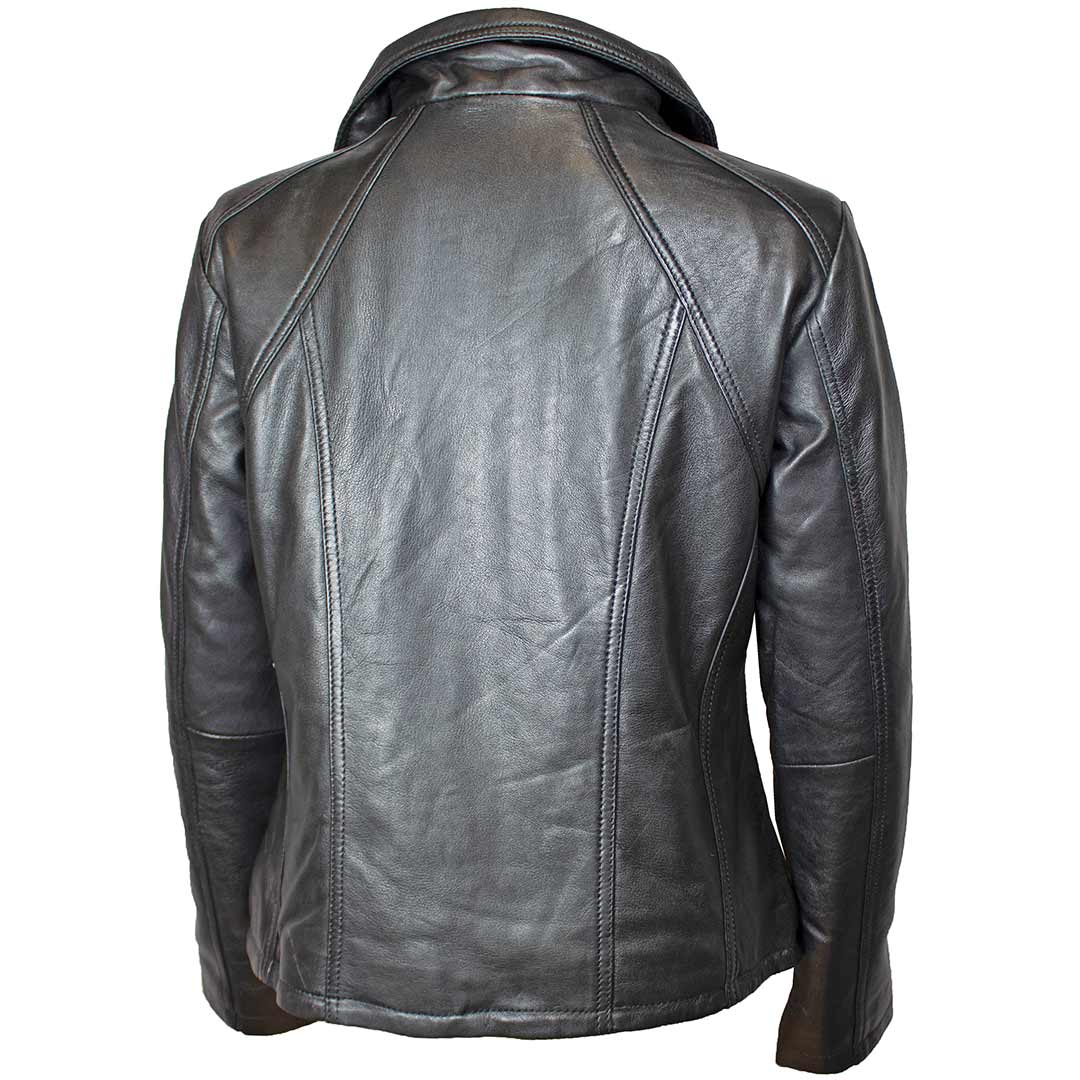 BOL Women's Grace Genuine Leather Jacket - Stylish & Comfortable Outerwear for Casual, Office & Night Out