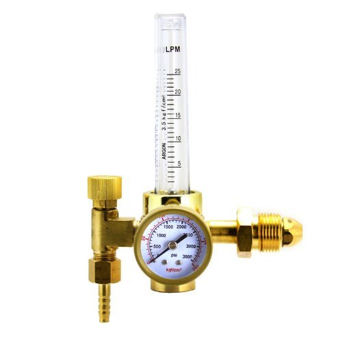 Argon Gas Flow Meter & Regulator with Gauge for Welding & HVAC