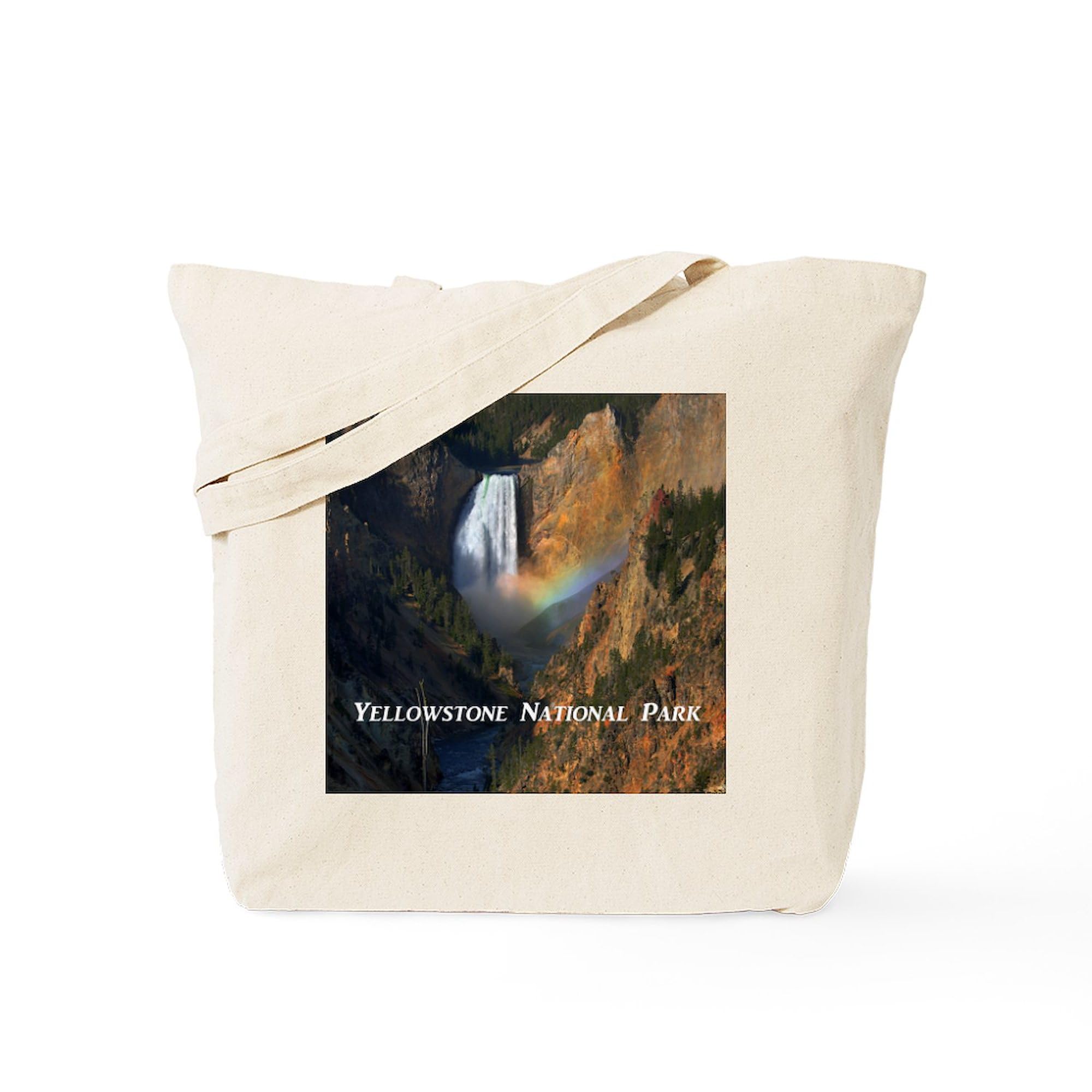 Yellowstone National Park Canvas Tote Bag - Eco-Friendly Reusable Shopping Bag for Groceries, Beach & Travel | Durable Natural Cotton Carryall