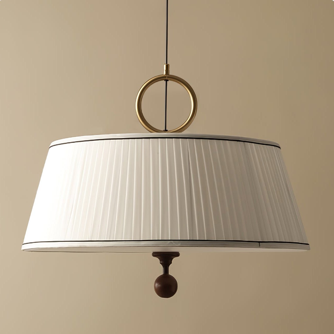 Alina Fabric Pendant Lamp - Modern Handmade Hanging Light for Living Room, Bedroom, Dining Room & Nursery - Soft Ambient Lighting for Home Decor