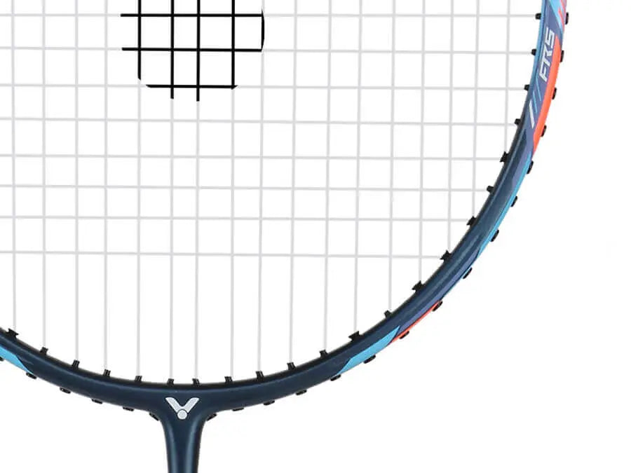 Victor Thruster HMR M (Blue) Pre-Strung 5U Badminton Racket - Lightweight Carbon Fiber Shaft for Speed & Control - Perfect for Competitive Play & Training Sessions