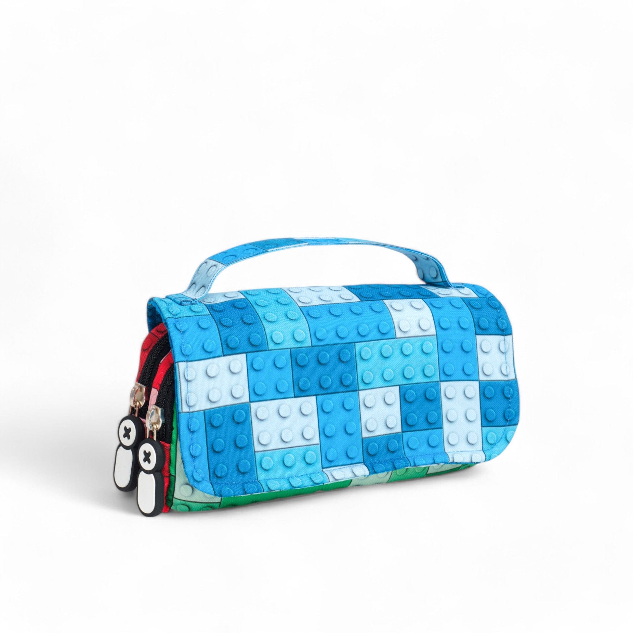 Brick-Shaped Pencil Case - Durable School & Office Supplies for Kids & Adults - Perfect for Organizing Pens, Markers & Art Tools