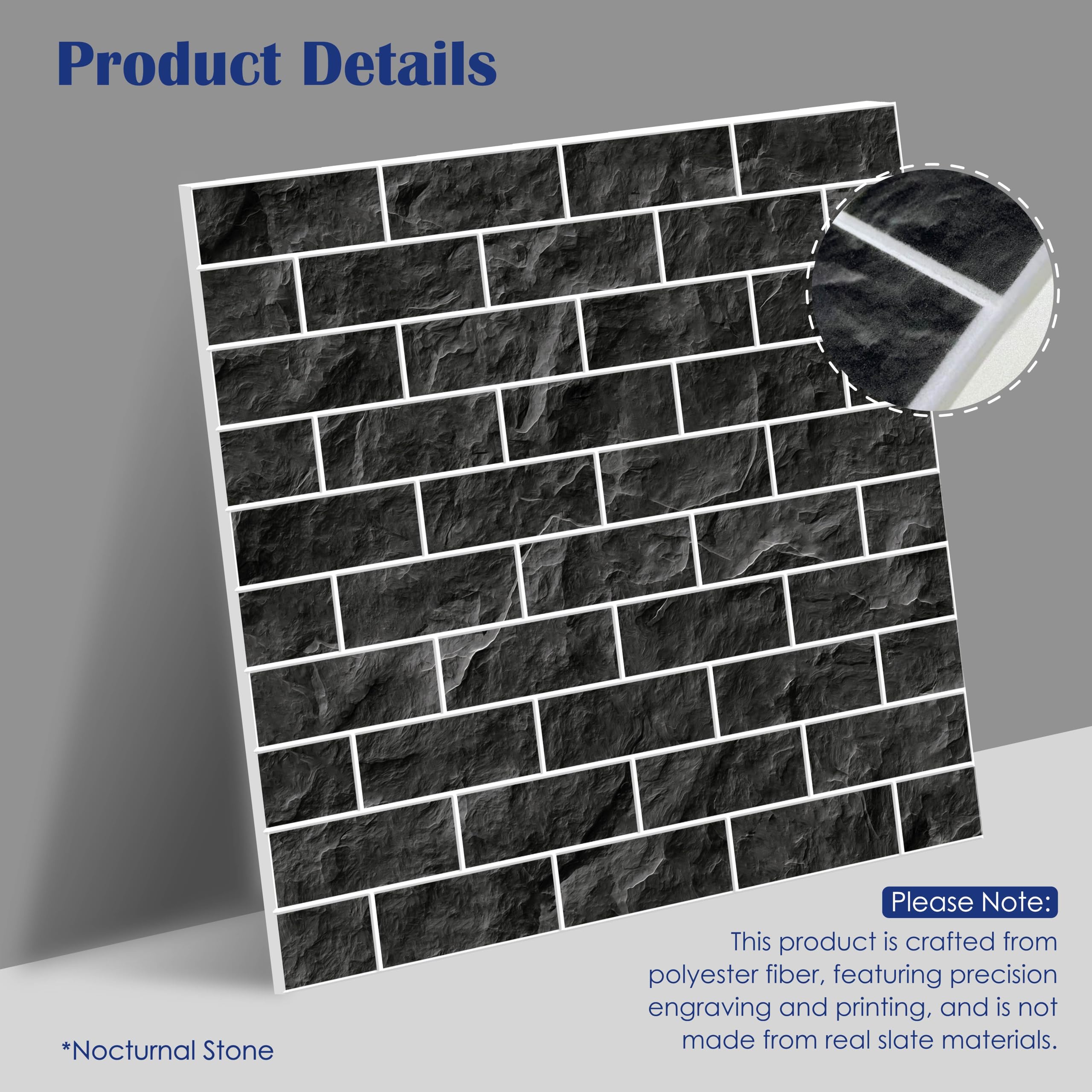 6-Pack Acoustic Wall Panels 72x48 Inch - Soundproof Foam Panels for Noise Reduction, Home Studio & Office Sound Absorption with Nano Adhesive - Perfect for Recording Studios, Home Theaters, Podcast Rooms & Conference Rooms