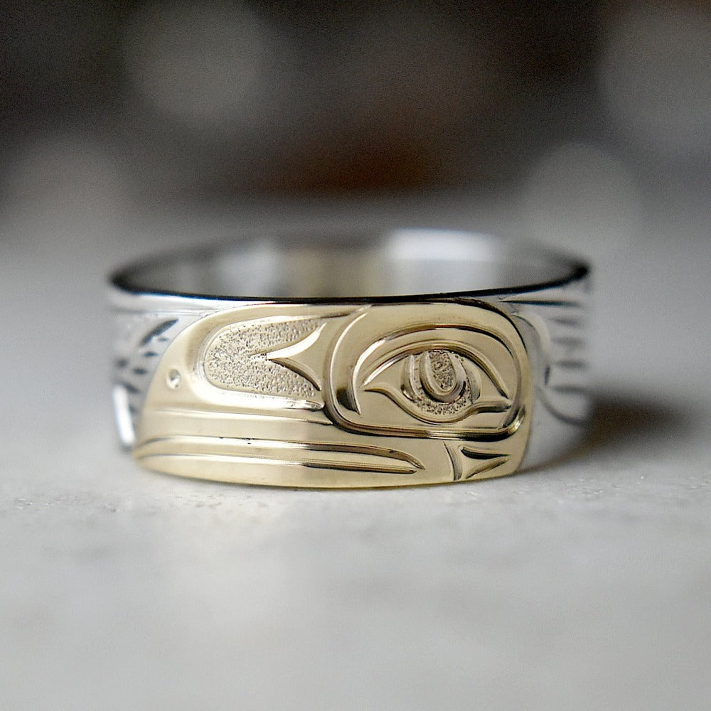 Dainty Gold Overlay Ring for Women - Thin & Flat Minimalist Band - Perfect for Stacking, Everyday Wear & Special Occasions