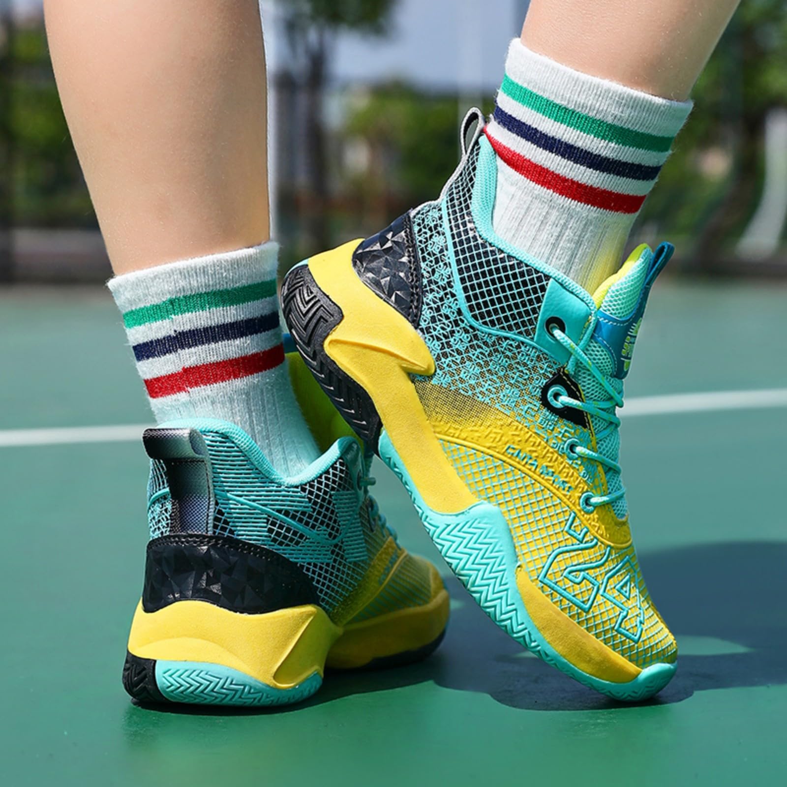 Best High Top Basketball Shoes for Men - Lightweight, Ankle Support, Non-Slip - Perfect for Indoor & Outdoor Court Play