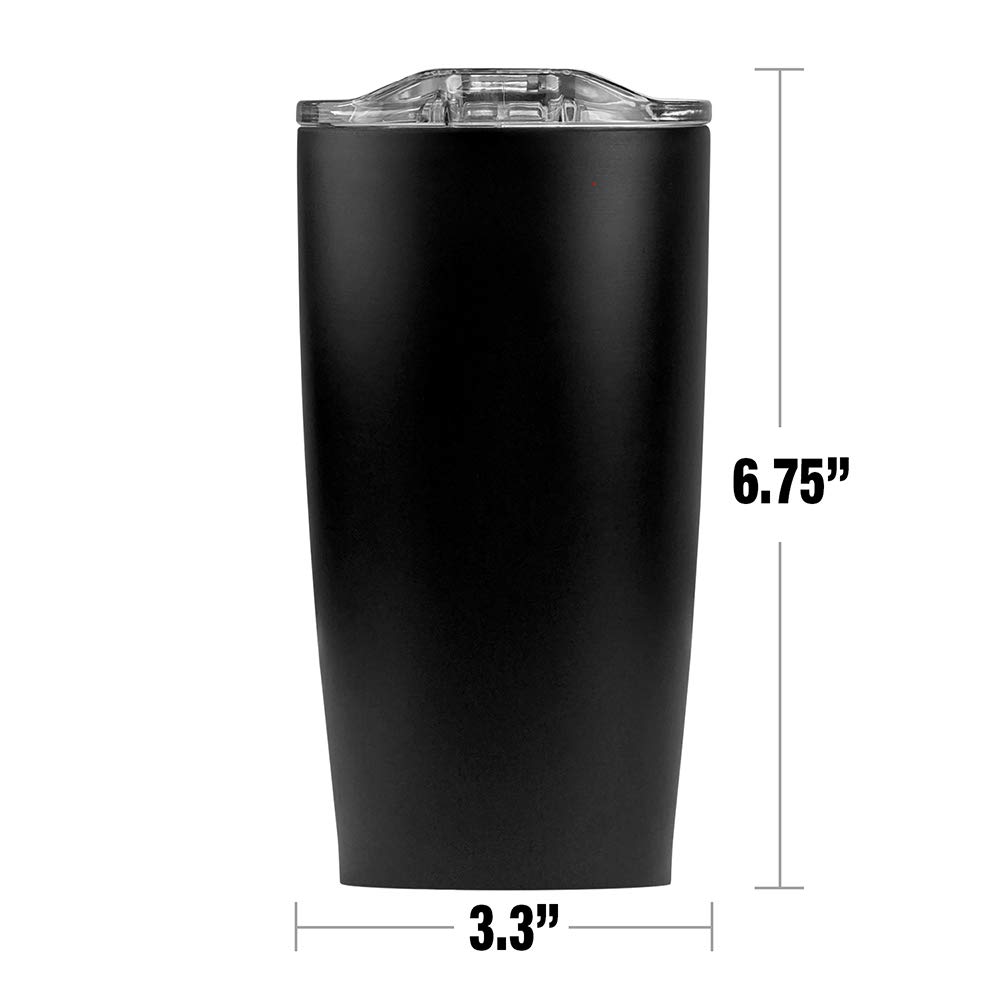 SpongeBob SquarePants Group Scene 20oz Stainless Steel Vacuum Insulated Travel Tumbler with Leakproof Sliding Lid - Double Wall Insulated Cup for Hot & Cold Drinks, Perfect for Office, School, Camping and Road Trips