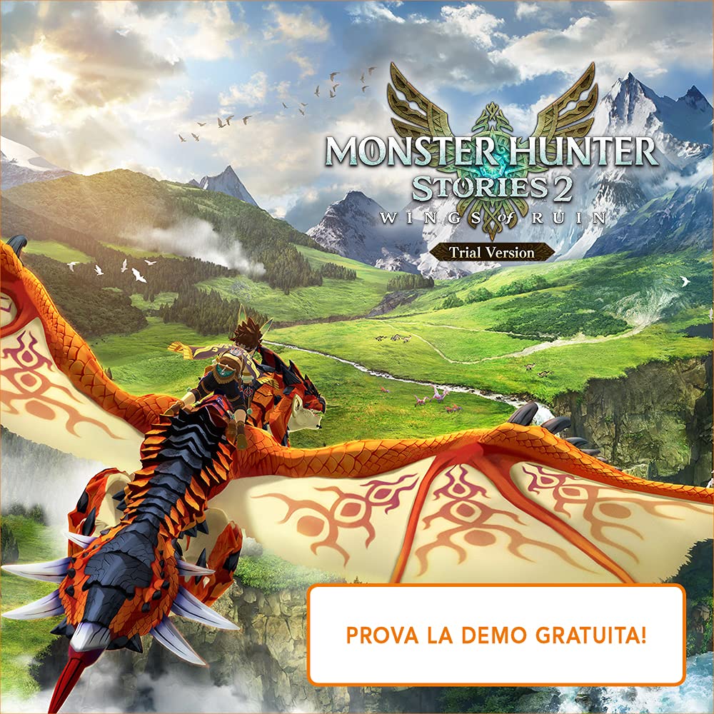 Monster Hunter Stories 2: Wings of Ruin - Nintendo Switch Game | Action RPG Adventure for Kids & Adults | Perfect for Gaming Nights & Travel Entertainment