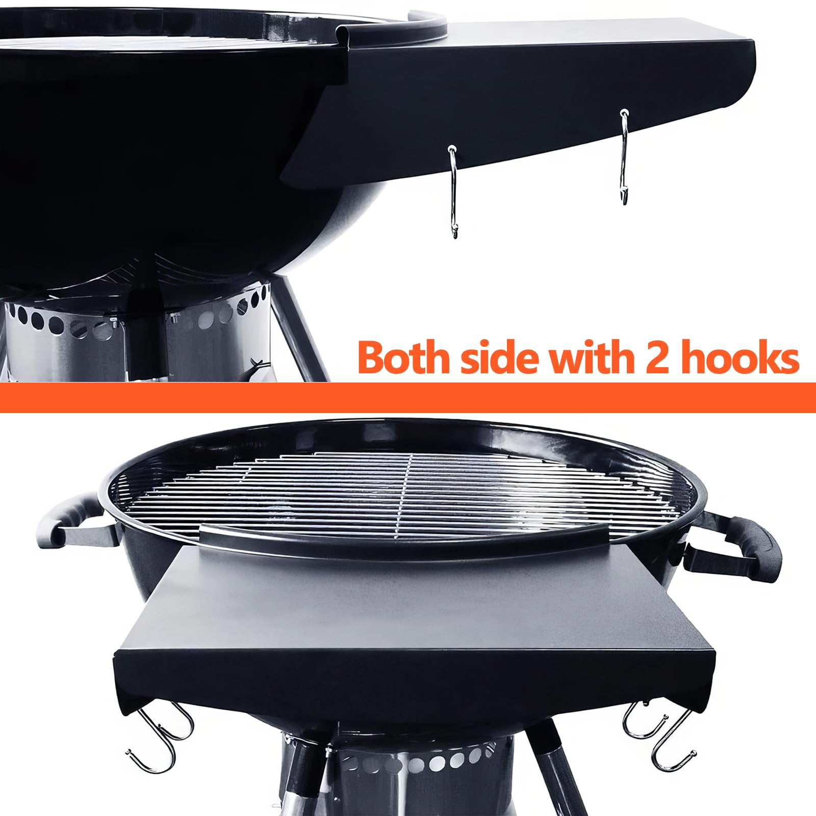 QuliMetal Grill Table for Weber Kettle 22