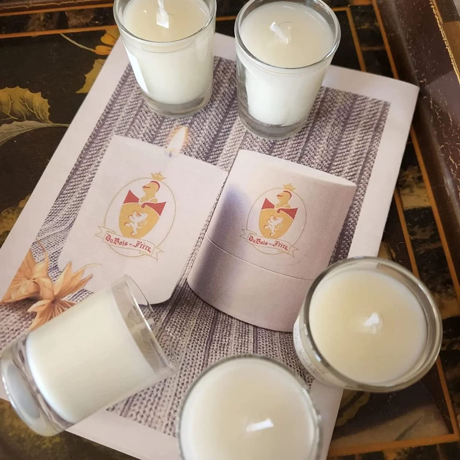 Dubois Frere Luxury Scented Candle - Aromatherapy Home Decor with Long-Lasting Vine Citrus Fragrance, 190g (Soleil) - Perfect for Weddings, Birthdays, Holiday Gifts & Winter Home Fragrance Decor