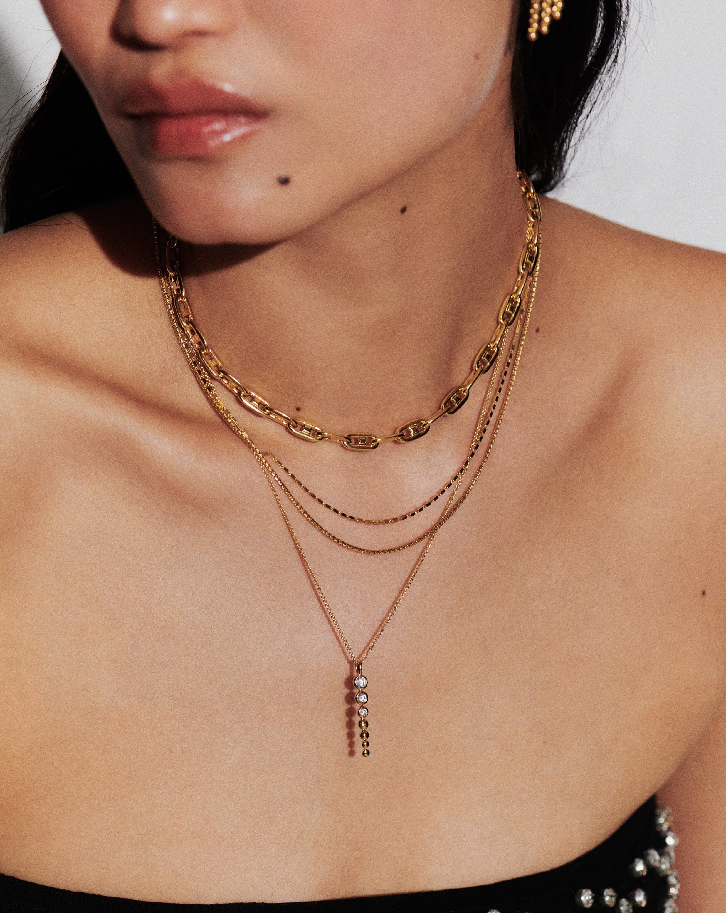 Beaded Stone Drop Pendant Necklace for Women - Handmade Bohemian Jewelry - Perfect for Parties, Weddings & Everyday Wear