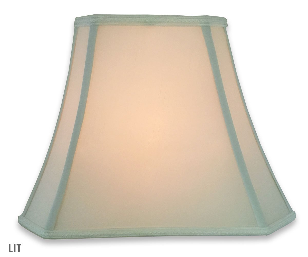 Royal Designs DSO-68-16WH-2 White Lampshades 16 Inch - 2 Pack Set for Bedroom, Living Room & Office Lighting Decor