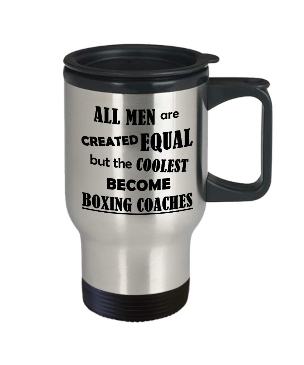 Best Boxing Coach Gifts for Men - Insulated Travel Coffee Mug for Dad, Son, Husband - Funny Boxing Trainer Tumbler for Combat Sports Mentor & Instructor - Perfect for Training, Appreciation & Gym Use