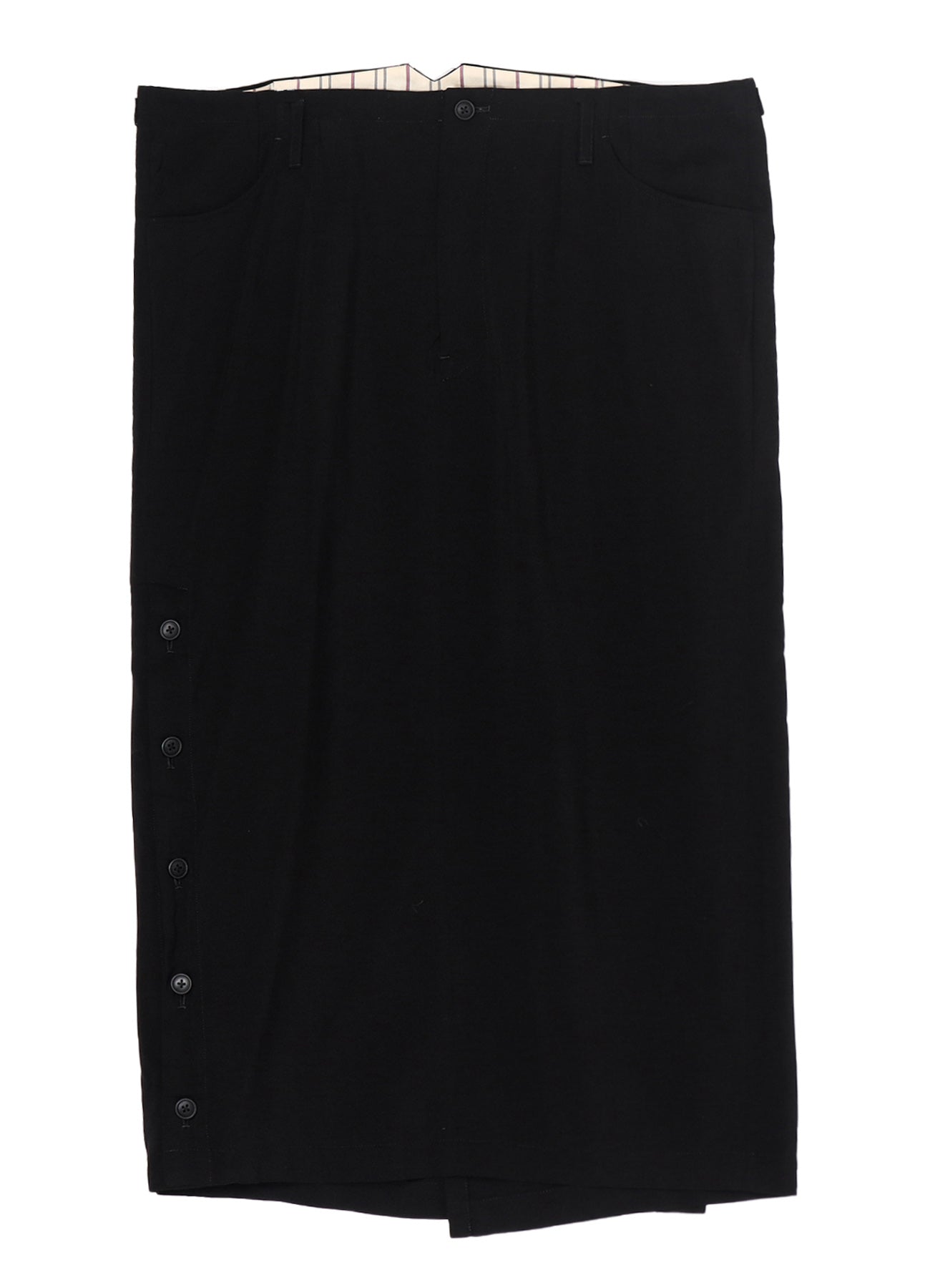 Stylish Cu/Ry/S Gabardine Skirt with Right Side Vents - Perfect for Office Wear, Business Meetings & Formal Occasions