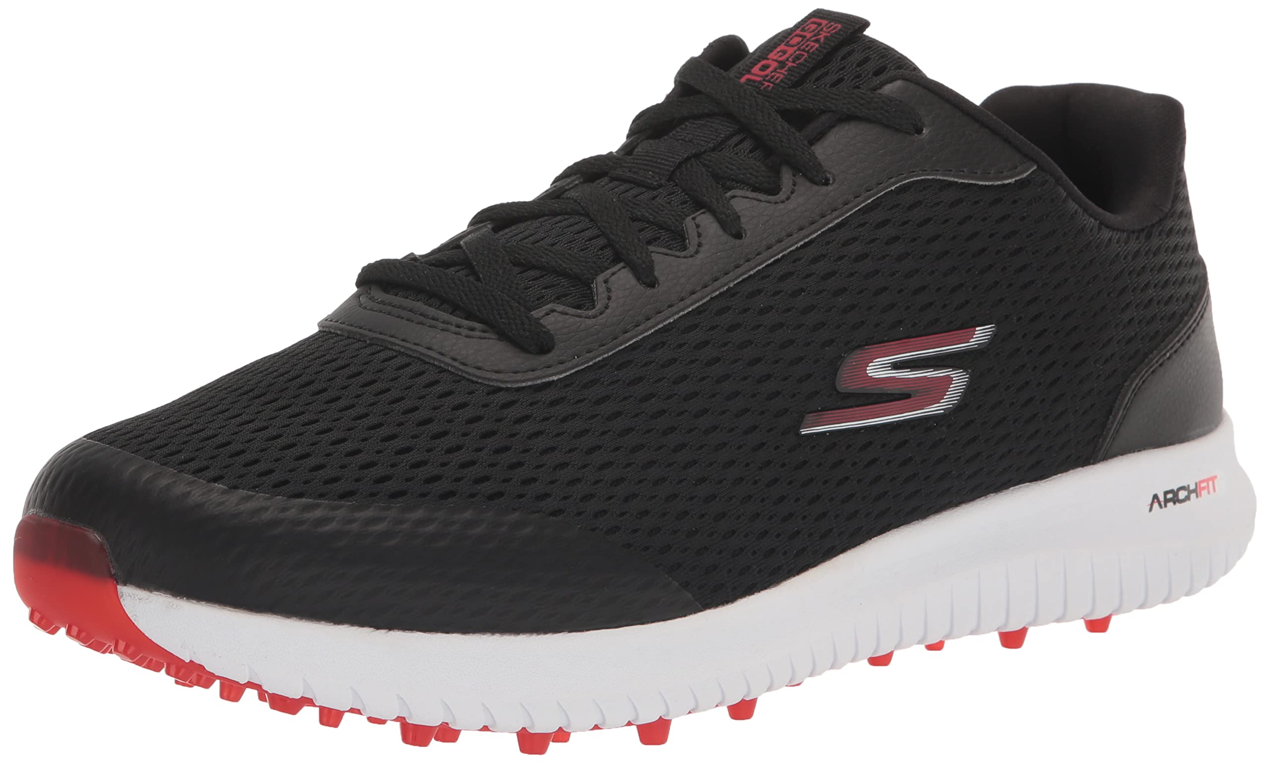 Skechers Men's Max Fairway 3 Arch Fit Spikeless Golf Shoes - Comfortable Walking & Swing Support for Golfers - Perfect for Course, Driving Range & Casual Wear