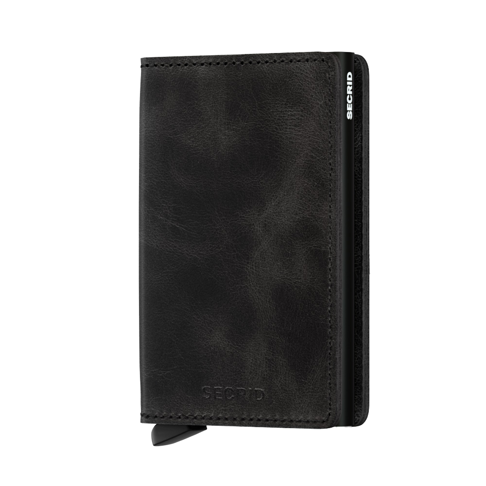 SECRID Slimwallet Vintage - RFID Blocking Leather Wallet for Men & Women | Compact & Stylish Card Holder for Everyday Use, Travel & Business