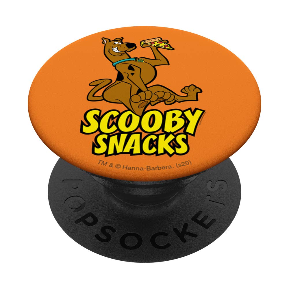 Scooby-Doo Scooby Snacks Pizza PopSockets Swappable PopGrip - Fun Cartoon Phone Grip for Kids & Collectors - Perfect for Phones, Tablets & Gaming Devices