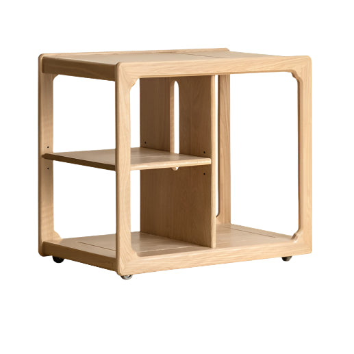 29.5x16.1x24.8 inch / 75x41.2x63.7 cm / natural wood color / tea cabinet