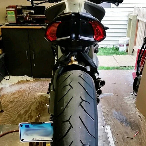 MV Agusta Dragster 800/RR Side Mount Fender Eliminator Kit (2015-2018) - Motorcycle Tail Tidy for Clean Look & Improved Aerodynamics - Perfect for Street Riding & Custom Bike Builds