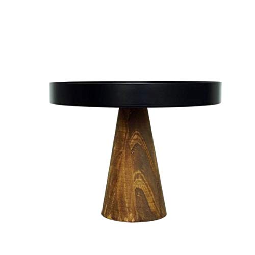Eco-Friendly Wooden Cake Stand - Multi-Use Serving Tray for Desserts, Fruits & Home Decor | Natural Wood Wedding Party Display | Perfect for Tea Parties, Bridal Showers & Kitchen Organization (Large Size)