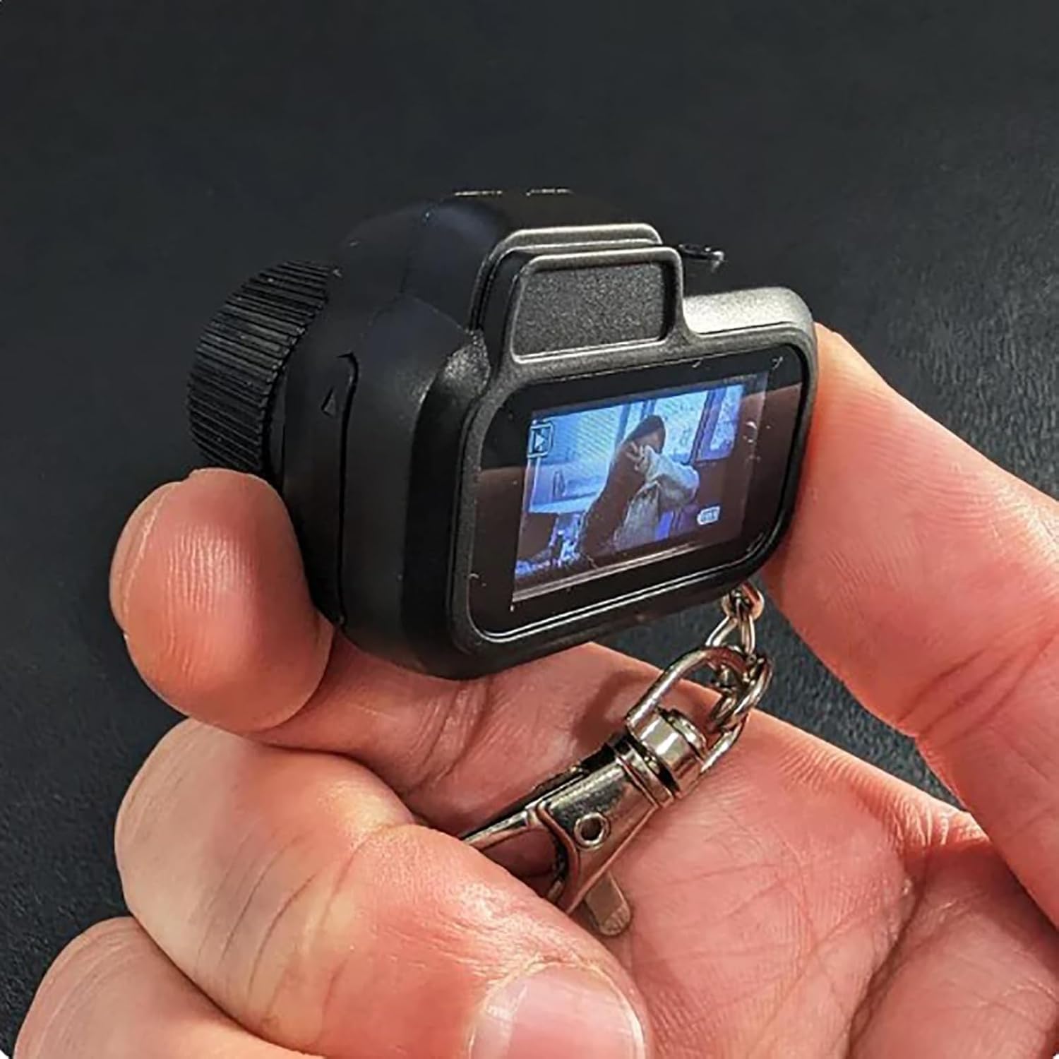 Mini Keychain Camera 1080P HD - Portable Action Camcorder for Vlogging, Sports & Travel - Mini Pixel Camera with Click Chain, Compact & Lightweight for Everyday Adventures