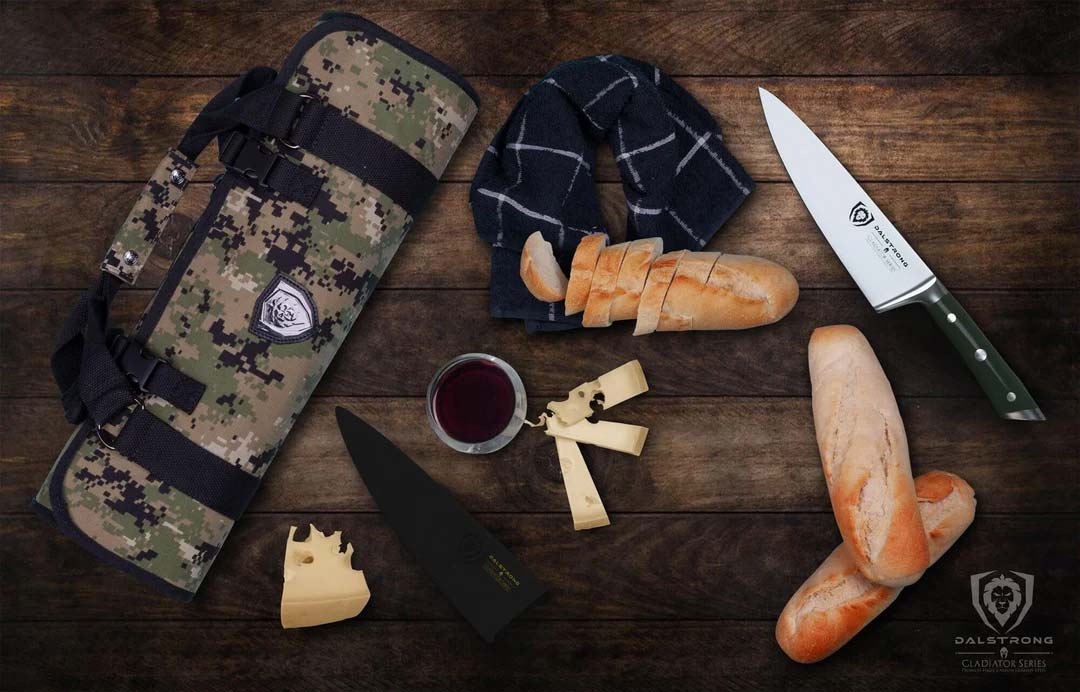 Dalstrong Gladiator Series 8-Inch Chef's Knife - NSF Certified Professional Kitchen Knife with Army Green Handle - Perfect for Slicing, Dicing & Meal Prep