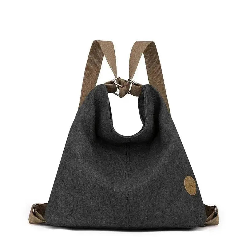 Stylish Women's Designer Canvas Backpack - Durable & Lightweight for Travel, Work & School | Fashionable & Functional Everyday Use
