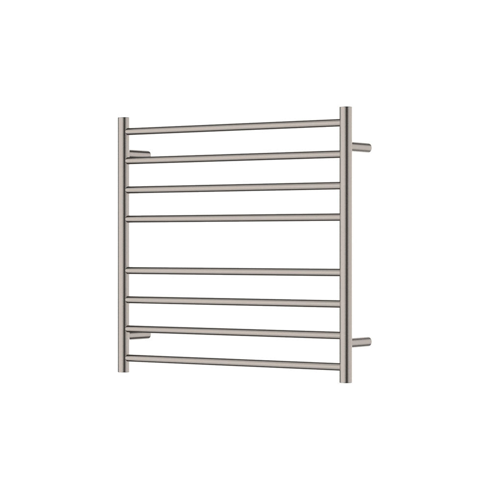 Fienza 8277570BN Isabella Heated Towel Rail - 29.5 x 27.5 Inch Brushed Nickel Bathroom Towel Warmer | Perfect for Spa, Luxury Bathroom & Home Decor