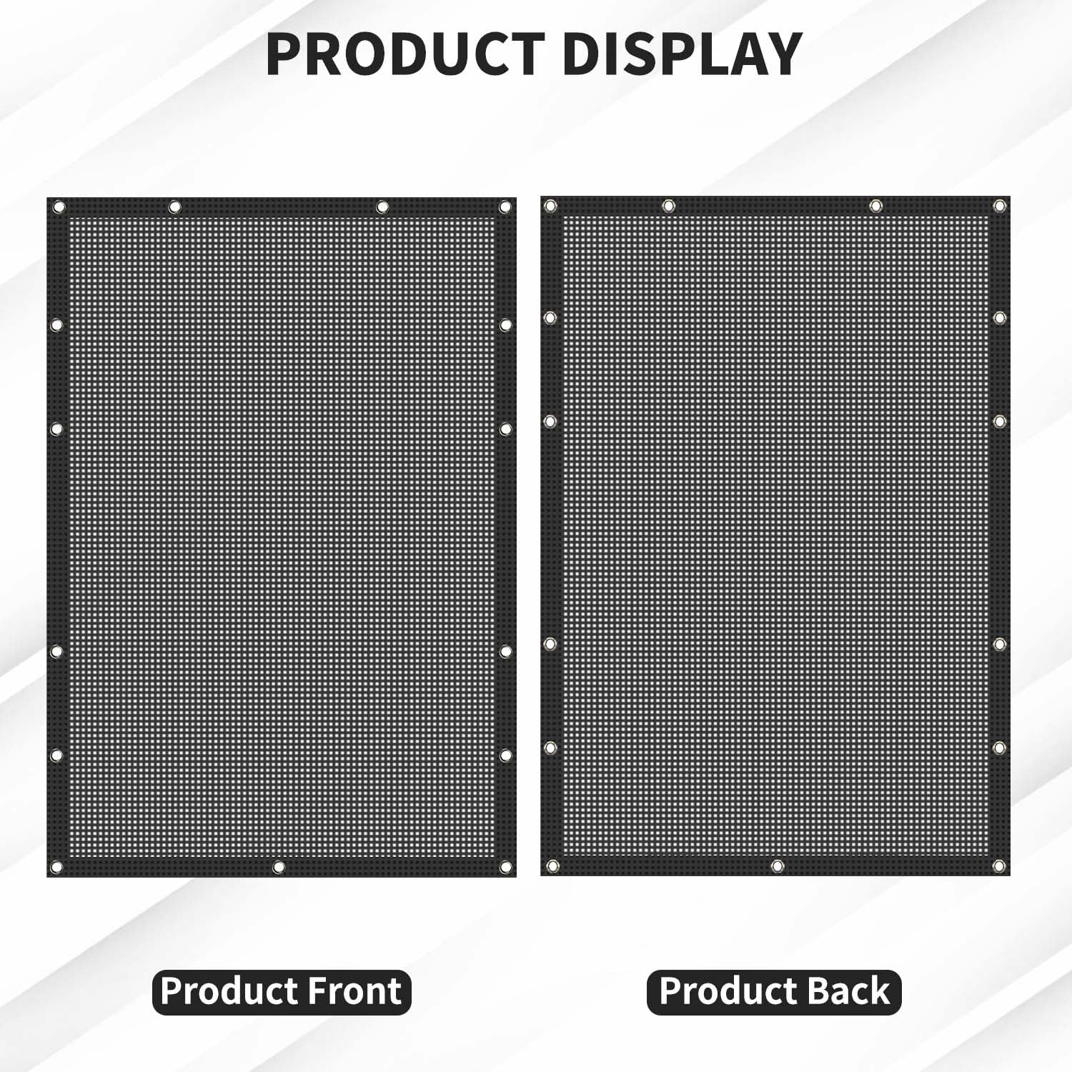 Jeep Wrangler JL JLU & Gladiator JT Sunshade Mesh Top Cover (2018-Up) - Black RT-TCZ Sunroof Shade for 4-Door Models | UV Protection & Heat Reduction for Off-Roading & Summer Driving