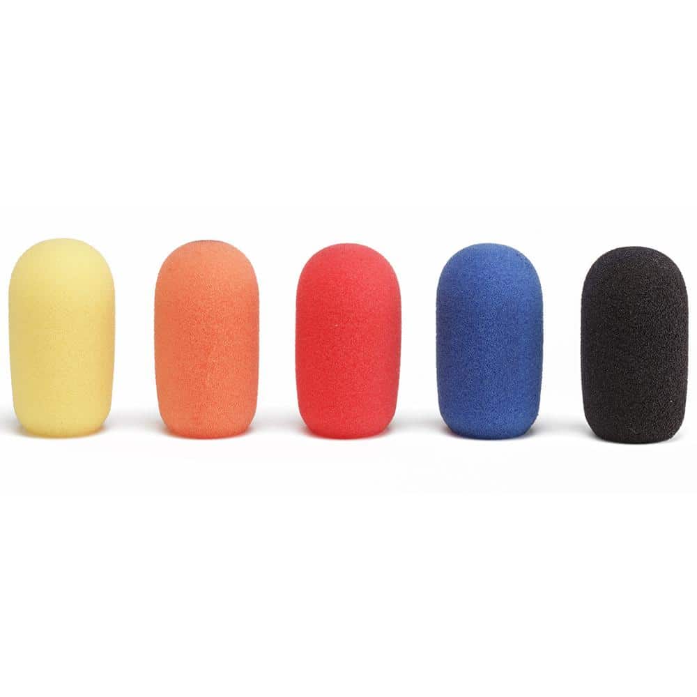 Samson E Mic Telex/Oval Windscreens - 10 Pack (Black) - Professional Microphone Windscreen for Clear Audio - Perfect for Podcasting, Streaming & Live Performances