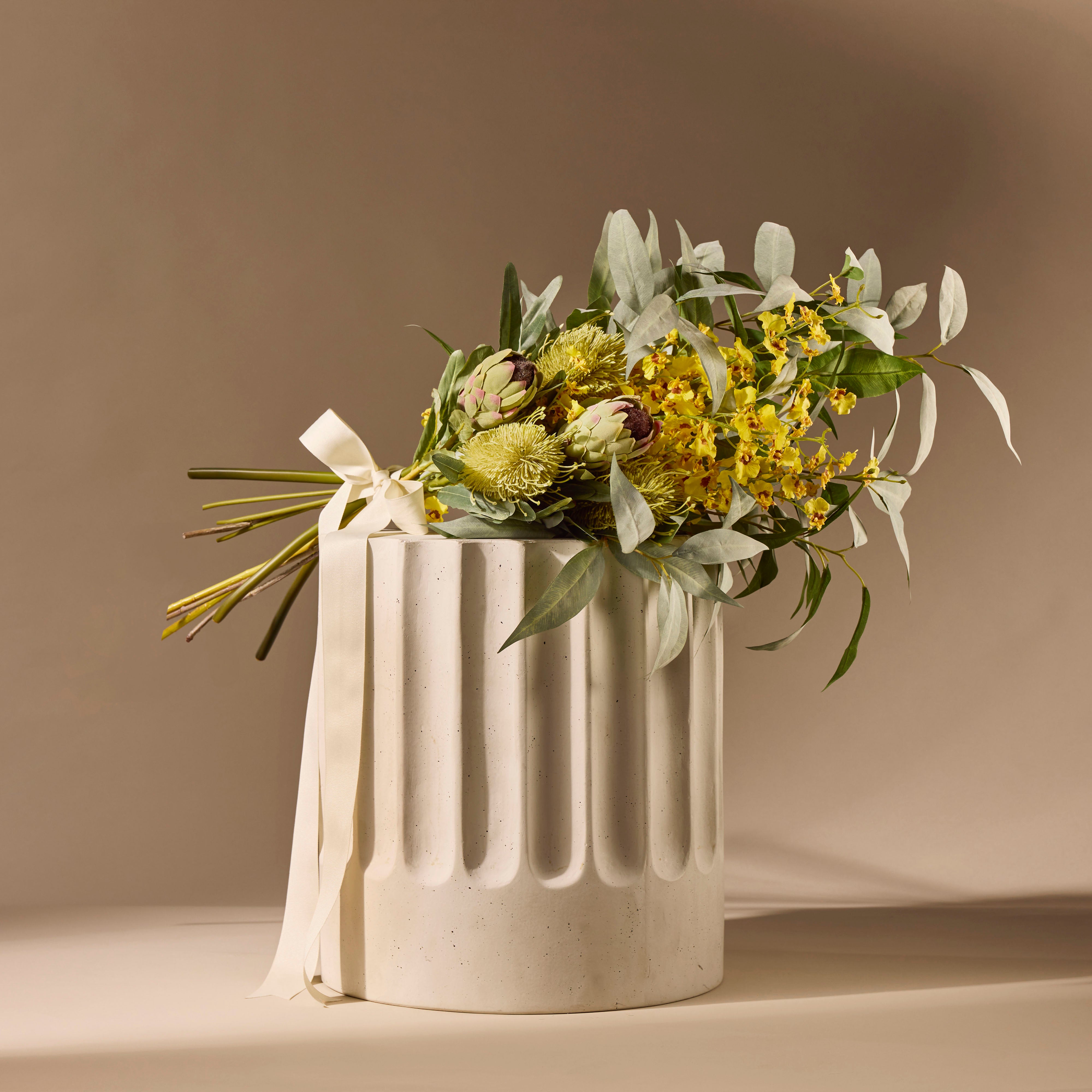Artificial Eucalyptus Stems 39 Inches - Realistic Fake Greenery for Home Decor, Wedding Centerpieces, and Floral Arrangements