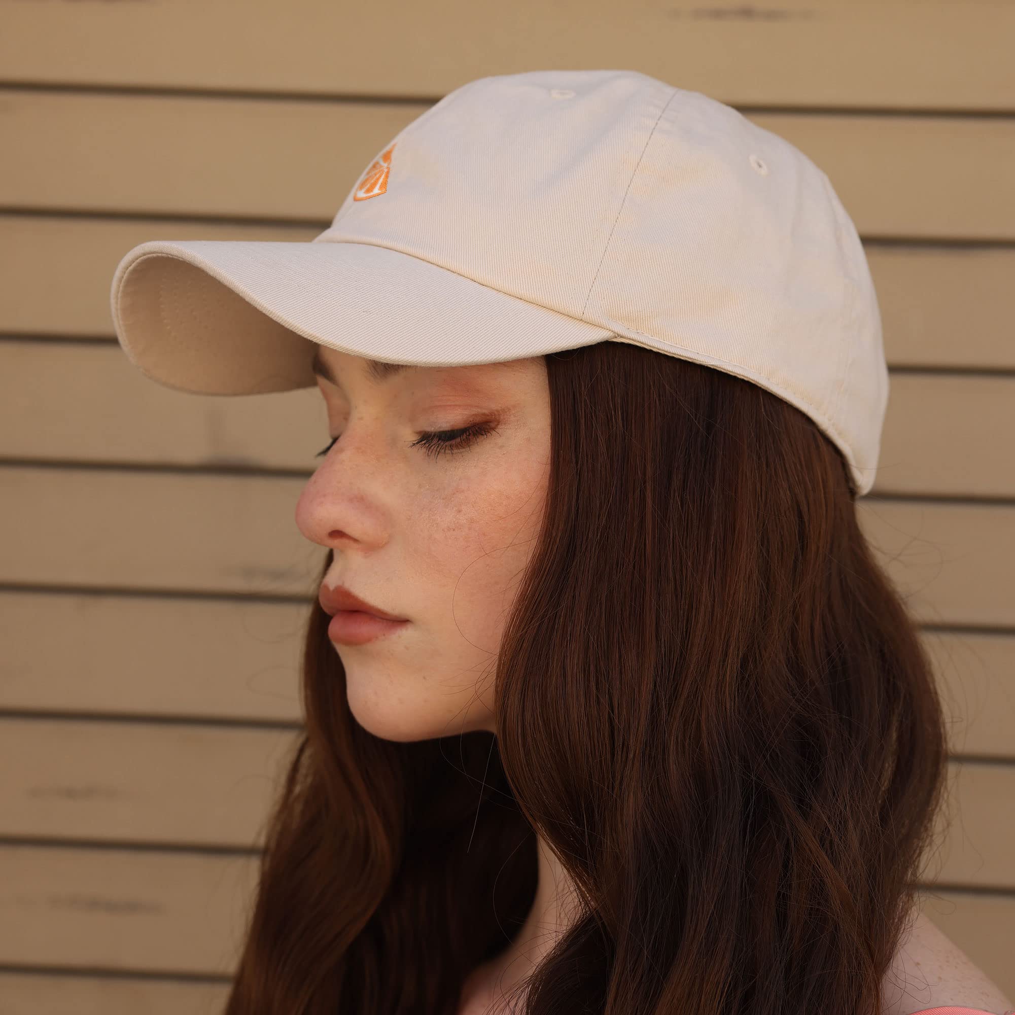 JPAK Orange Slice Embroidered Dad Hat - Adjustable Baseball Cap for Men & Women - Fun Fruit Design for Casual Wear, Outdoor Activities & Gifts