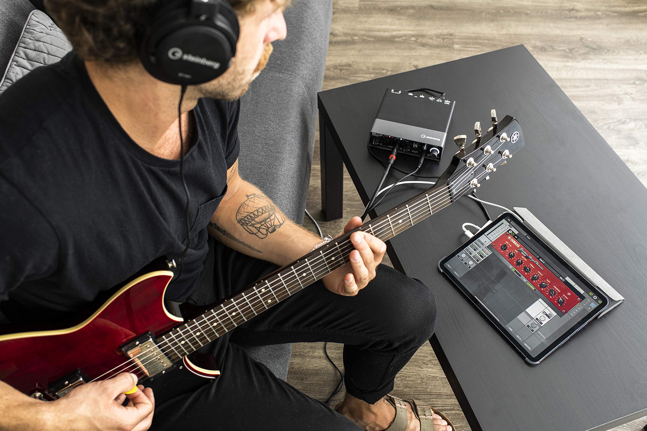 Steinberg UR22C 2x2 USB 3.0 Audio Interface with Cubase AI & Cubasis LE - Professional Recording Studio Equipment for Home & Podcast Setup