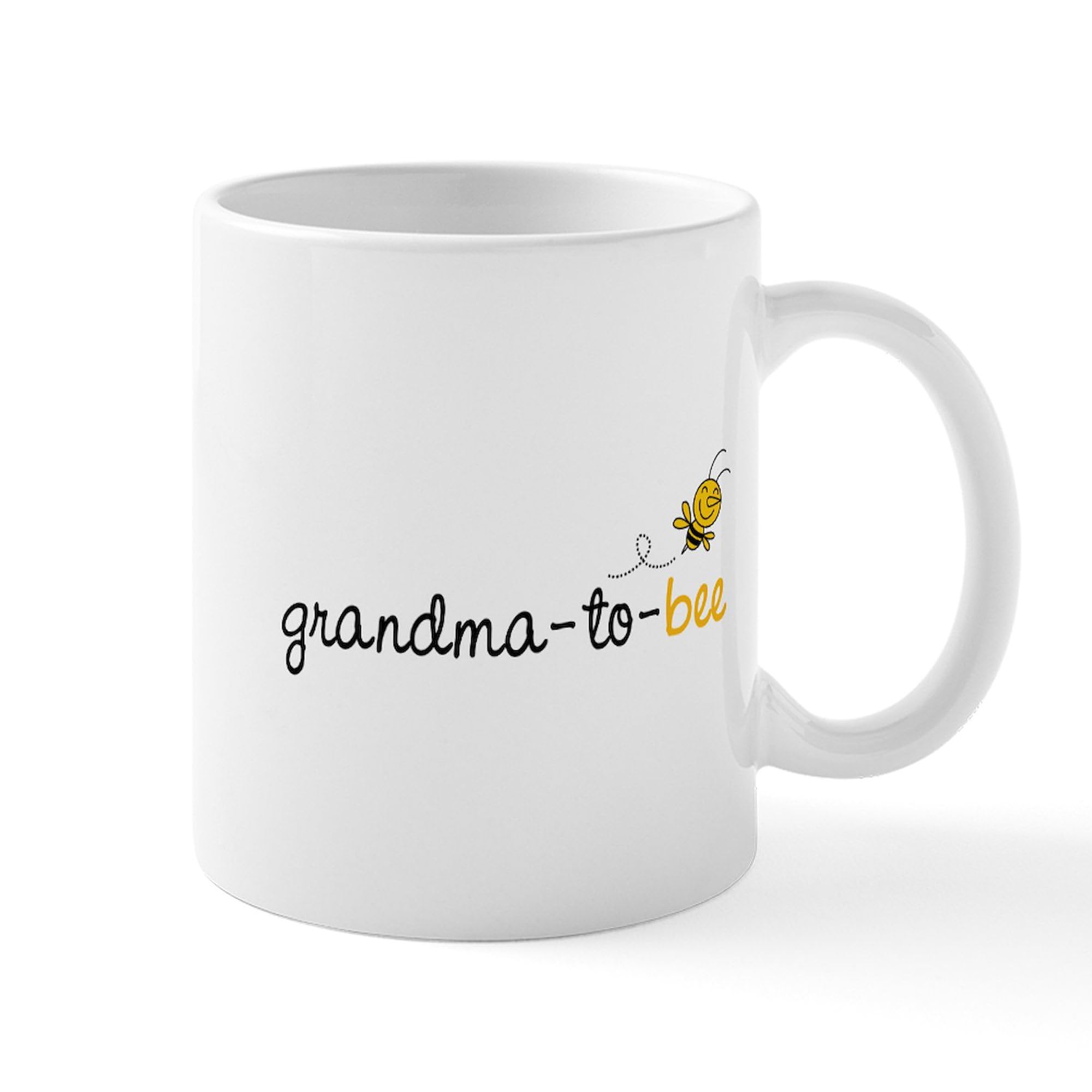 Grandma To Bee Ceramic Coffee Mug 11 oz (325 ml) - Perfect Gift for Expecting Grandmas, Mother's Day & Tea Time | Cute Pregnancy Announcement Cup