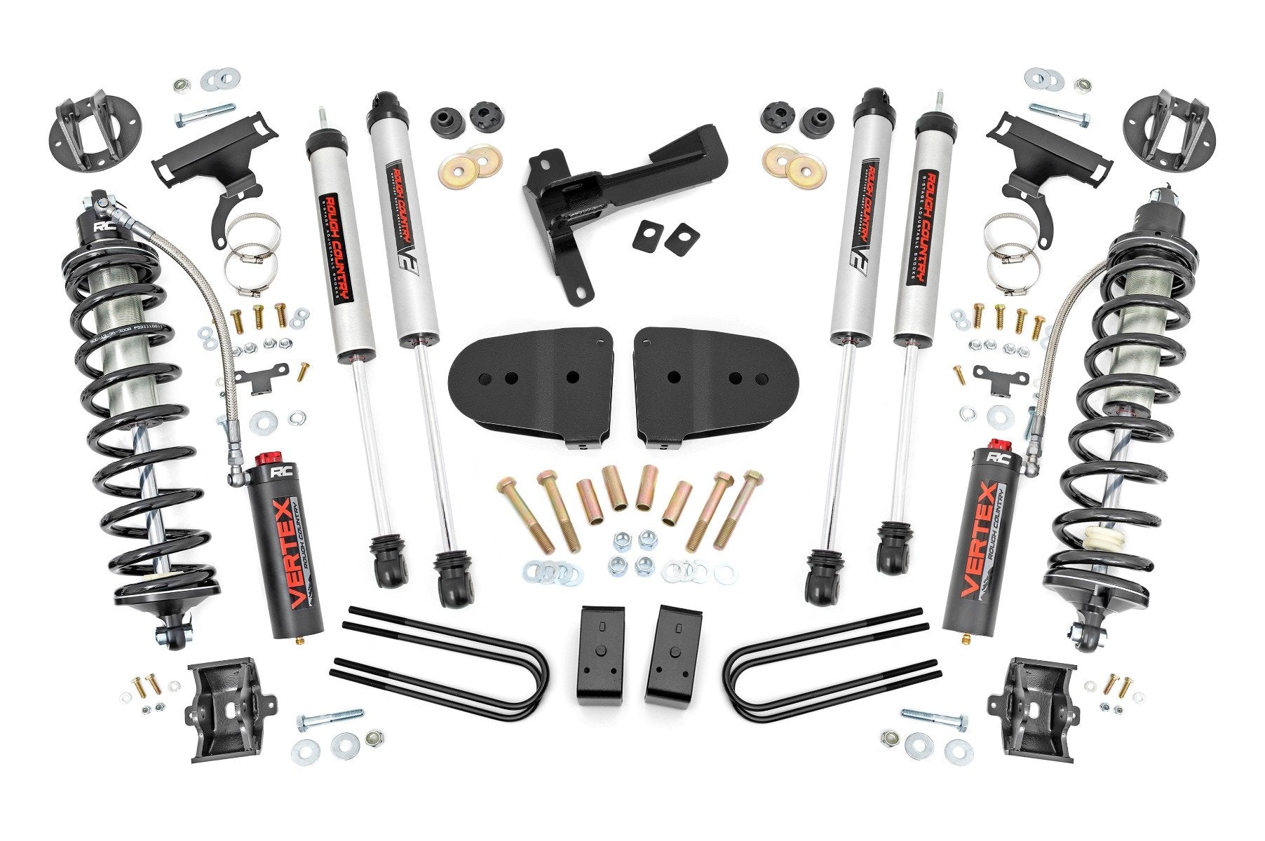 3 Inch Coilover Conversion Lift Kit for Ford F-250 Super Duty 4WD (2023-2025) - Heavy Duty Gas Suspension Upgrade for Off-Roading & Towing
