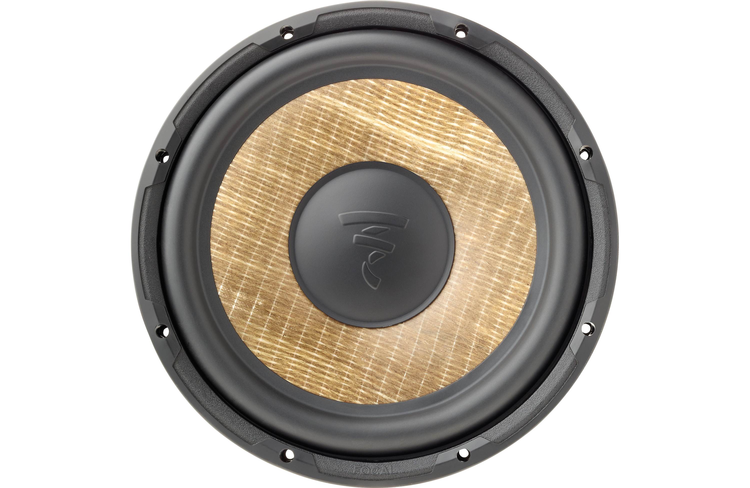 Focal SUB P 25FSE 10 Flax EVO Series 4 Ohm Shallow Component Subwoofer - Premium Car Audio Bass for Trucks & SUVs - Perfect for Custom Installations & Upgraded Sound Systems