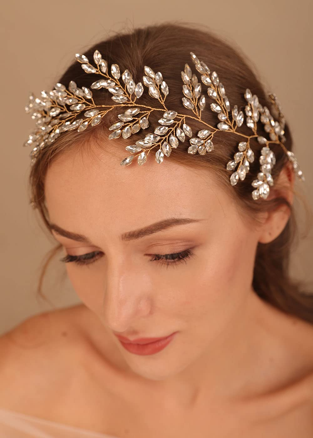 Sparkling Rhinestone Wedding Hair Vine & Bridal Headband – Elegant Hair Jewelry for Brides | Perfect for Weddings, Prom, and Special Occasions