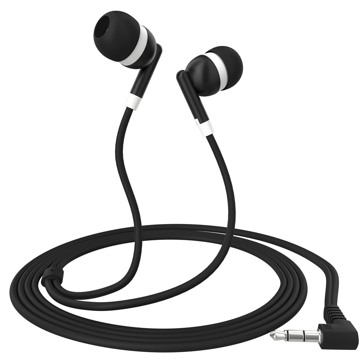 Bulk Earbuds 1000 Pack Wholesale - 3.5mm Wired Headphones with Multi Color Options - Perfect for Schools, Gyms, Events & Giveaways