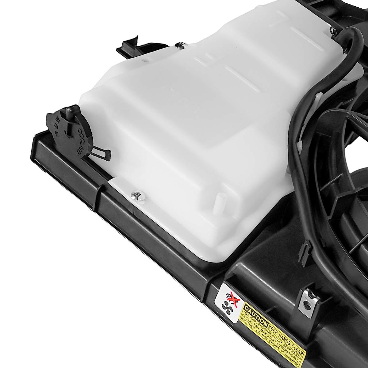 Auto Dynasty KI3115131 OE Style Radiator Cooling Fan Shroud Assembly - Compatible with Kia Forte 2010-2013 Models | Perfect for Engine Cooling System Repair & Maintenance